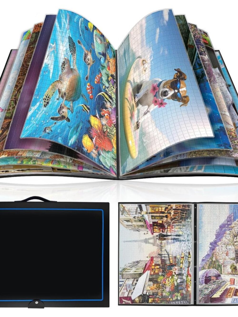 20.87"×28.15" Puzzle Binder – Space-Saving Storage Folder for 500–1000 Piece Puz